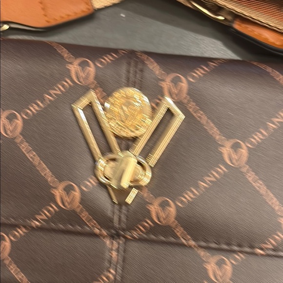NWT Valentino Orlandi Brown Crossbody Bag - Picture 5 of 13